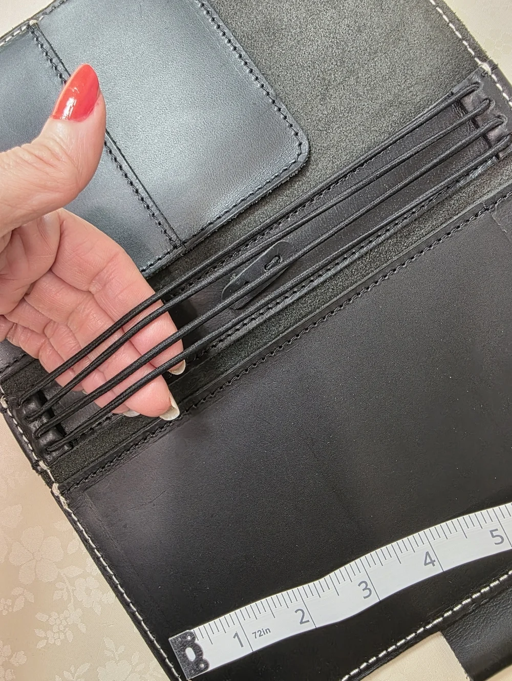 Planner Perfect Black Leather Travelers Notebook Cover